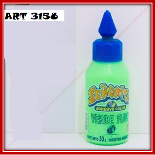 ART 3158 PLASTICOLA FLUO VERDE