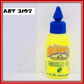 ART 3197 PLASTICOLA FLUO AMARILLA