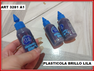 ART 3281 PLASTICOLA BRILLO VIOLETA
