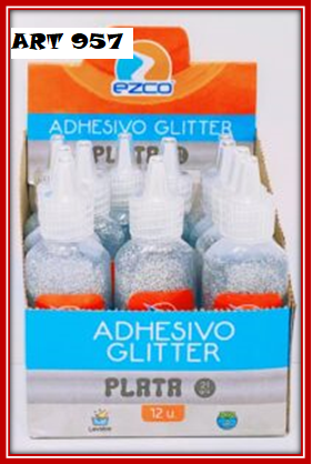 ART 957 PLASTICOLA BRILLO PLATEADA