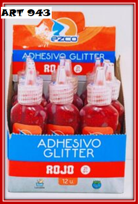 ART 943 PLASTICOLA CON BRILLO ROJA