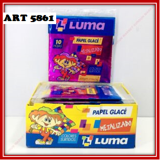 ART 5861 PAPEL GLACE METALIZADO