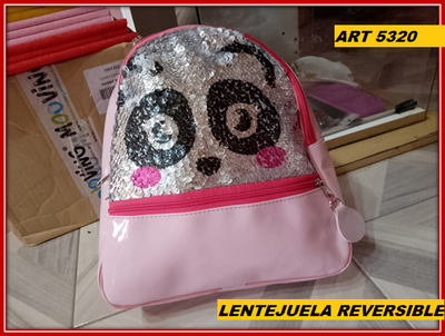 ART 5320 MOCHILA LENTEJUELAS REVERSIBLES