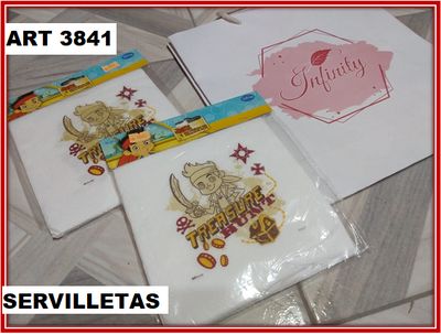 ART 3841 SERVILLETA X20 PIRATA