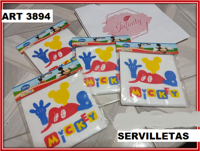 ART 3894 SERVILLETA X20 MICKEY