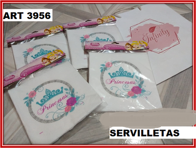 ART 3956 SERVILLETAS X20 PRINCESAS