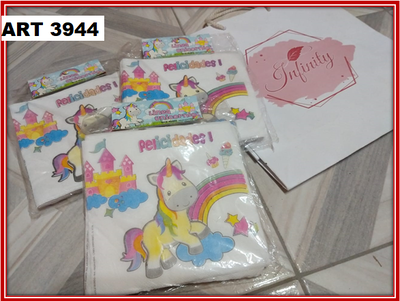 ART 3944 SERVILLETA X20 UNICORNIO