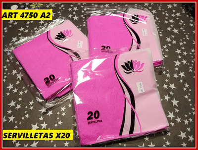 ART 4750 SERVILLETAS X20 FUXIA
