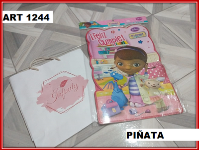 ART 1244 PIÑATA CARTON DOCTORA JUGUETE