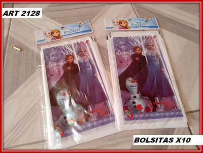 ART 2128 BOLSITAS FROZEN X10