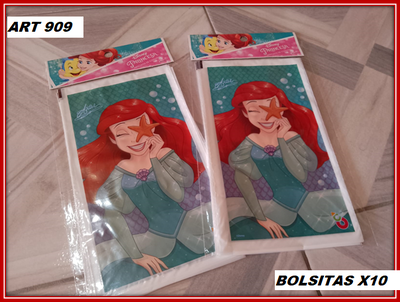 ART 909 BOLSITAS SIRENITA X10
