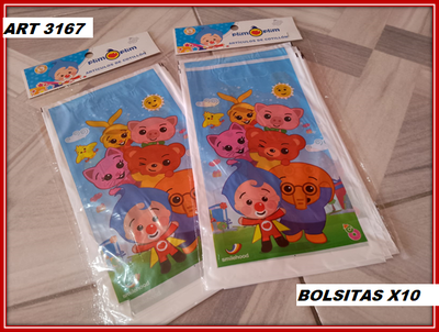 ART 3167 BOLSITAS PLIM PLIM X10