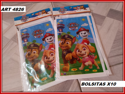 ART 4826 BOLSITA PAW PATROL X10