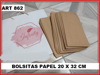 ART 862 BOLSA PAPEL CRAF X1