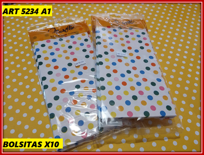 ART 5234 BOLSA PAPEL LUNARES X10