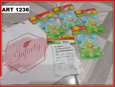 ART 1236 INVITACIONES SAPO PEPE