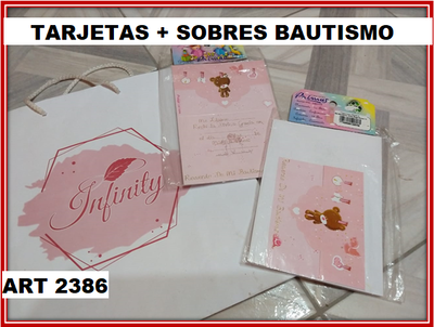 ART 2386 INVITACIONES BAUTISMO