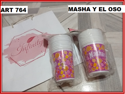 ART 764 VASO MASHA Y EL OSO