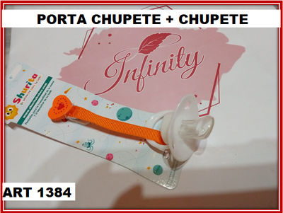 ART 1384 PORTA CHUPETE + CHUPETE