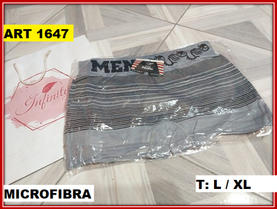 ART 1647 BOXER MICROFIBRA TALLE L/XL