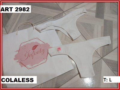 ART 2982 COLALES CON PUNTILLA TALLE L