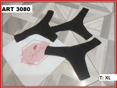ART 3080 COLALES CON PUNTILLA TALLE XL