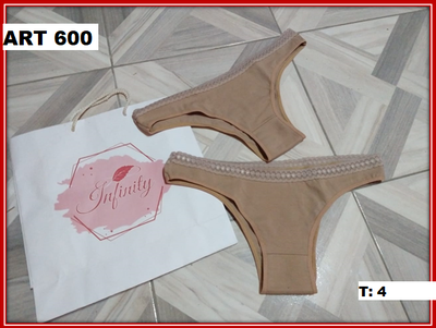 ART 600 VEDETINA CON PUNTILLA TALLE 4