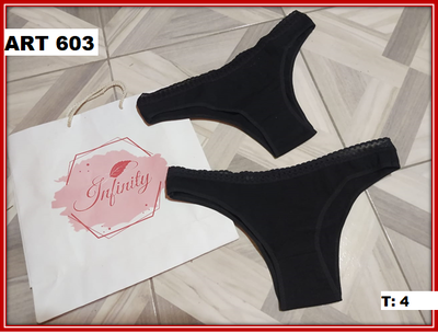 ART 603 VEDETINA CON PUNTILLA TALLE 4