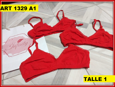 ART 1329 CORPIÑO ALGODON TALLE 1