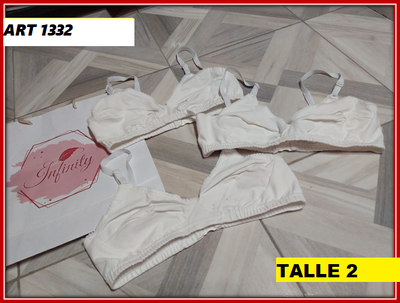 ART 1332 CORPIÑO ALGODON TALLE 2