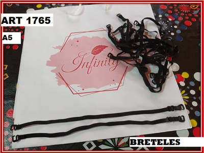 ART 1765 BRETELES TELA NEGRO