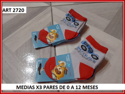 ART 2720 MEDIAS X3 0 A 12 MESES