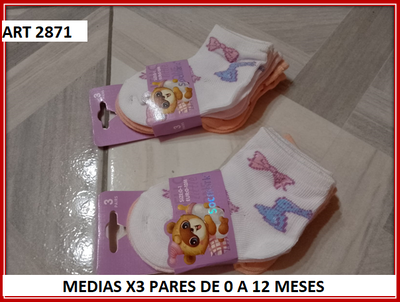 ART 2871 MEDIAS X3 O A 12 MESES