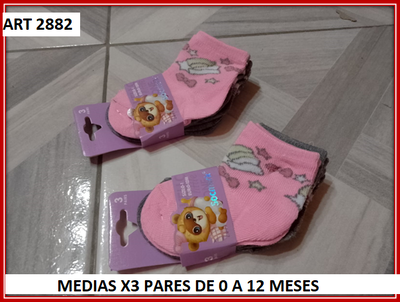 ART 2882 MEDIAS X3 0 A 12 MESES