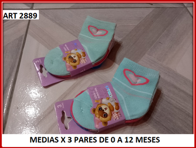 ART 2889 MEDIAS X3 0 A 12 MESES