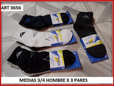 ART 3656 MEDIAS TENIS X3