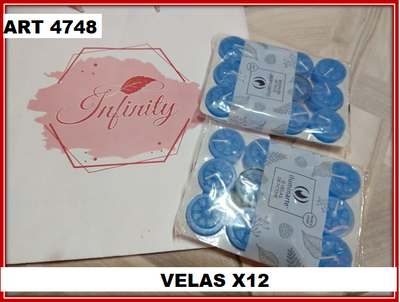 ART 4748 VELAS X12 CELESTES