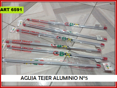 ART 6591 AGUJA TEJER N°5