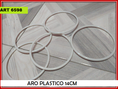 ART 6598 ARO PLASTICO 14CM