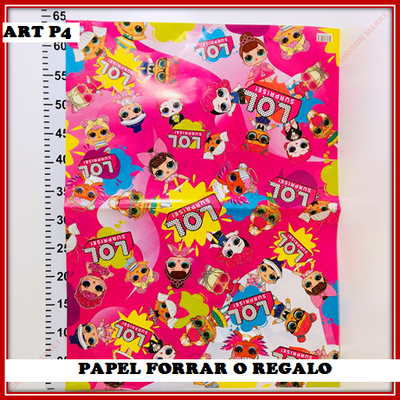 ART P4 PAPEL PARA FORRAR O DE REGALO LOL