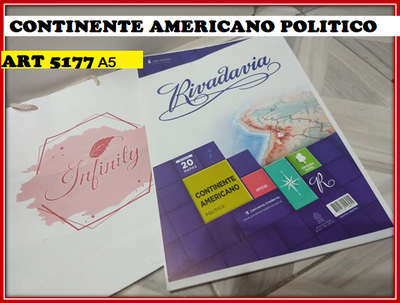ART 5177 MAPA OFICIO AMERICA POLITICO X1