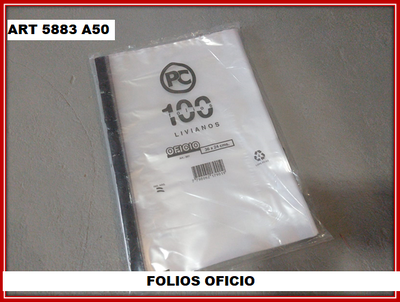 ART 5883 FOLIO OFICIO X1