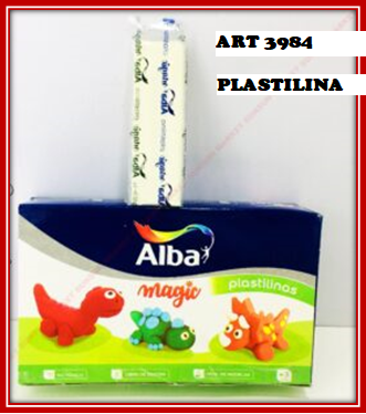 ART 3984 PLASTILINA ALBA BLANCA