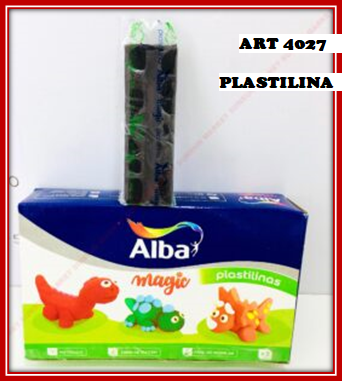 ART 4027 PLASTILINA ALBA NEGRA