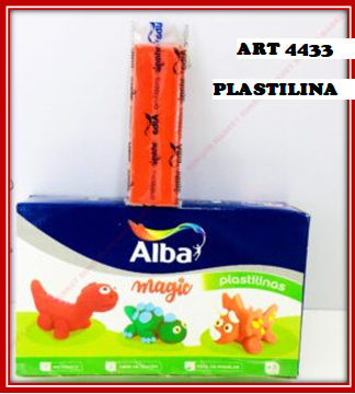 ART 4433 PLASTILINA ALBA ROJA