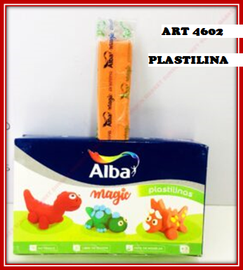 ART 4602 PLASTILINA ALBA NARANJA