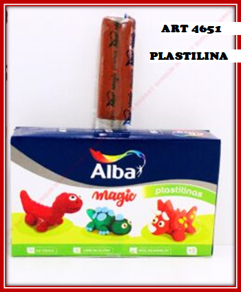 ART 4651 PLASTILINA ALBA MARRON