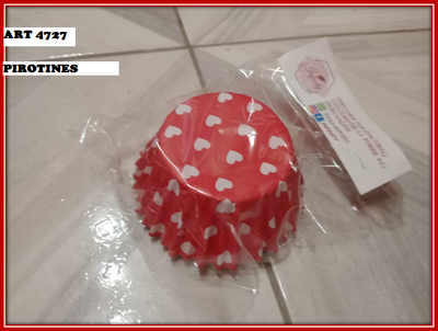 ART 4727 PIROTINES GRANDES ROJOS CORAZONES