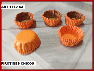 ART 1730 PIROTINES CHICOS NARANJA