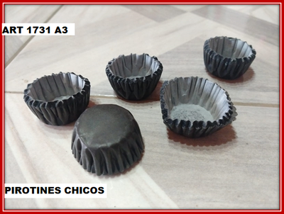 ART 1731 PIROTINES CHICOS NEGROS